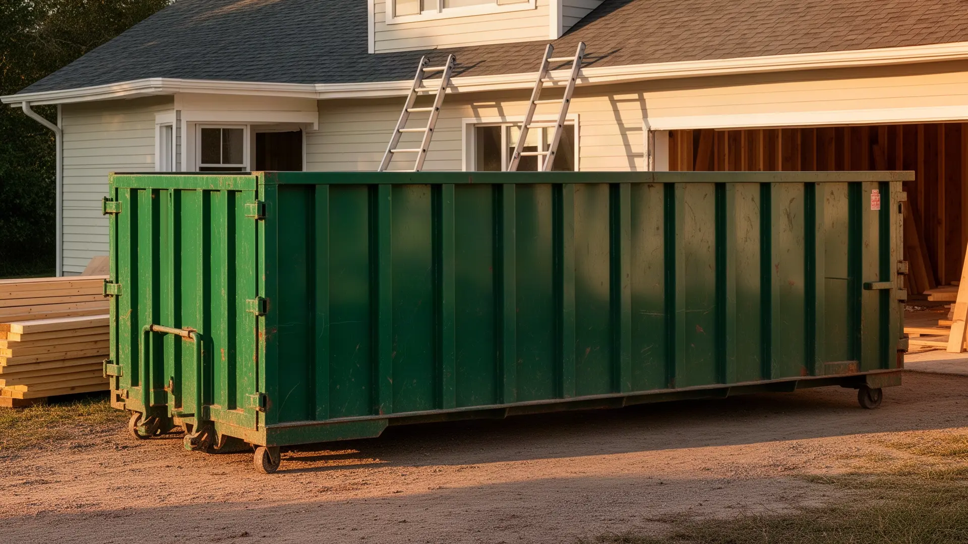 Roll-off dumpster from Josh's Clemson Dumpster Rental in Clemson, SC